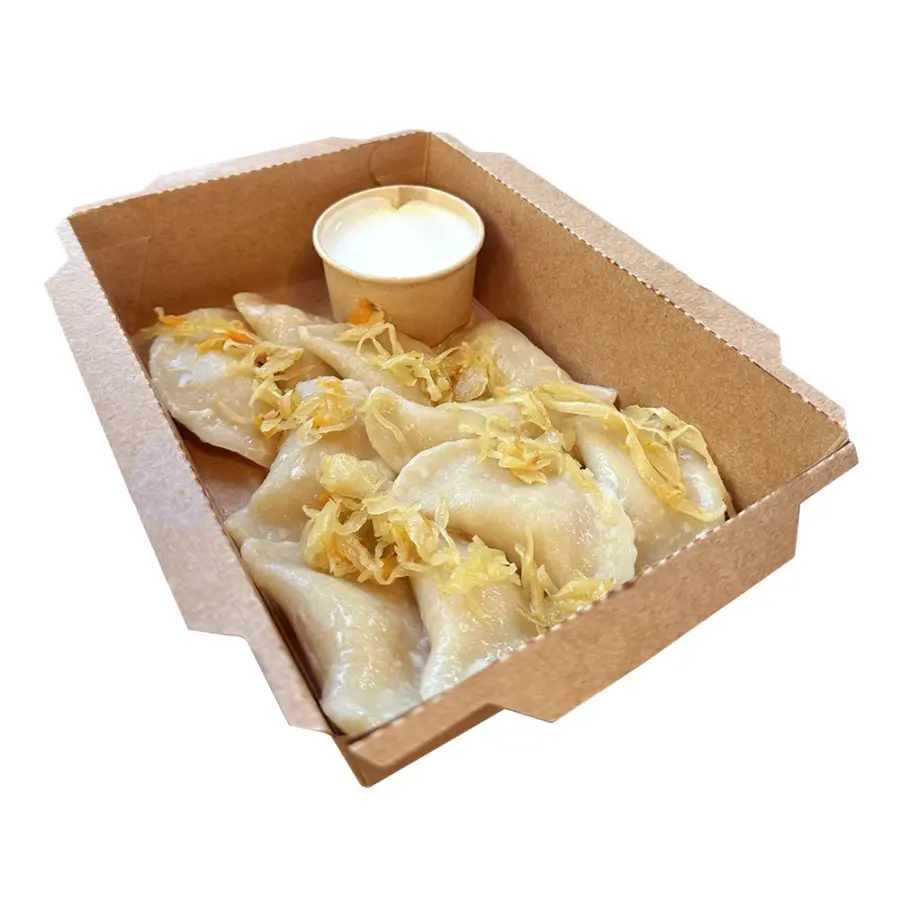 Домашні вареники з капустою